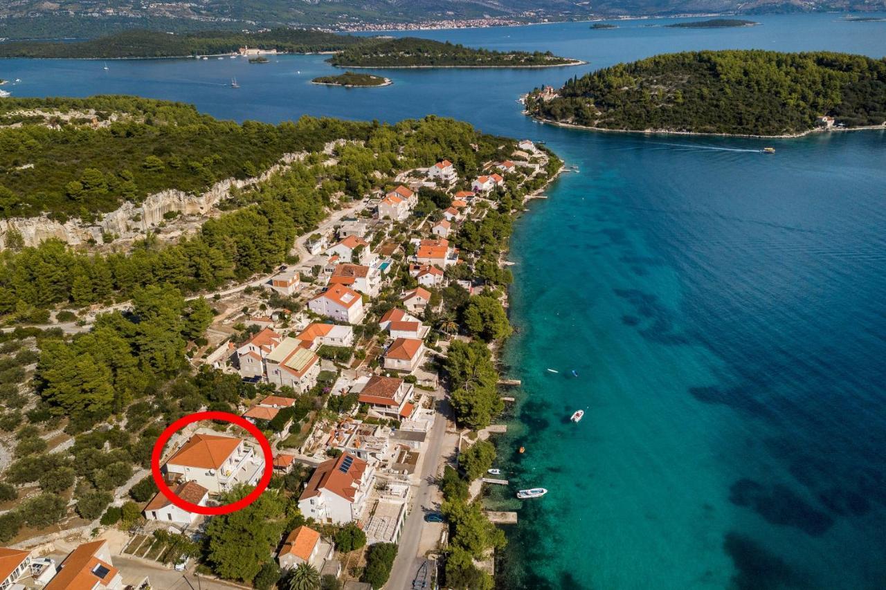 Apartments by the sea Lumbarda, Korcula - 10049 Bagian luar foto